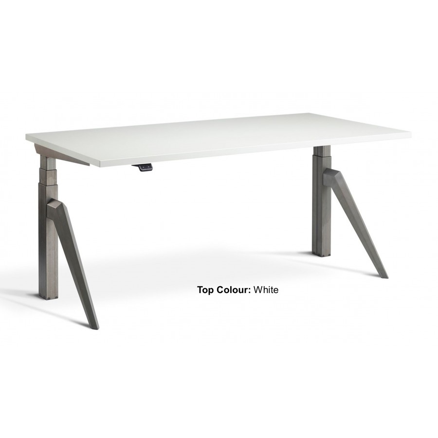 Five Dual Motor Tapered Leg Height Adjustable Desk